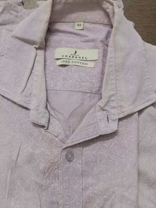 Men's Charcoal Cotton Shirt