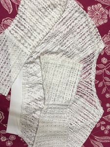 🤍 PRETTY WHITE LACE WRAP TOP 🤍