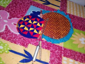 Handmade Decorative Fans (Set of 2)