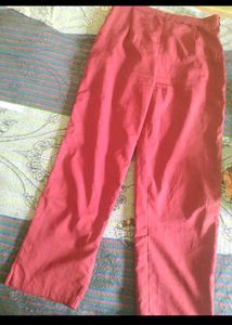 Maroon Palazzo Pants