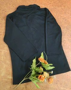 🔥Sale🔥Classic Black Button-Up Shirt Top