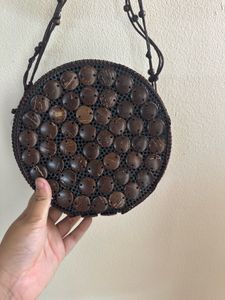 Unique Round Coconut Shell Bag