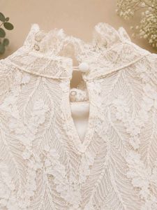 Elegant Lace Kurta with High Neck