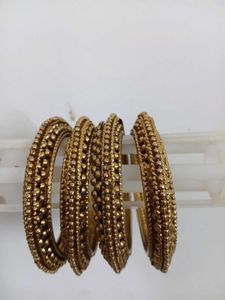 Golden Bangles Set