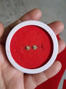 Star Stud Earrings gold 22crt