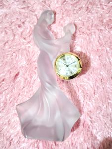 Mother and Child Clock Sculpture