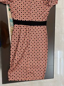 Patterned Bodycon Dress