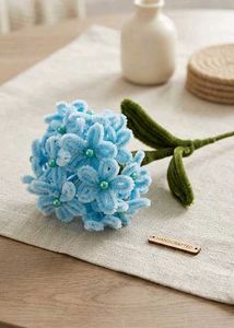 handmade pipe cleaner single flower bunch
