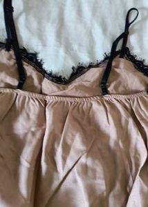 Lace Satin Slip Camisole