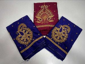 Aari work Silk Blouse Fabric