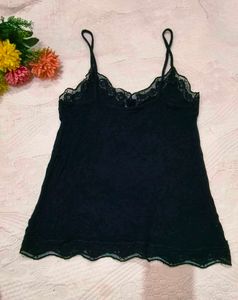Elegant Lace Trim Camisole