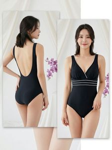 Black One-Piece Swimsuit