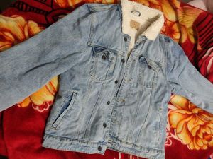 Solid Denim Jacket for Men & Women both