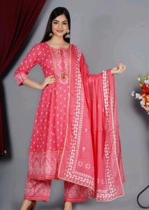 Beautiful Pink Kurta Set