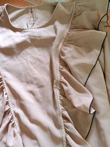 Ruffled Pink Blouse