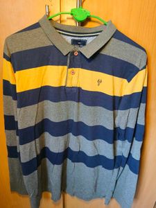 Men's Striped Polo Shirt