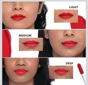 Plum Matte in Heaven Liquid Lipstick - Red
