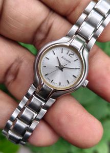 Accurist Women's Silver Band Watch