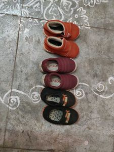 3 Baby Boys Slip-On Shoes Bundle