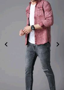 Stylish Textured Casual Shirt
