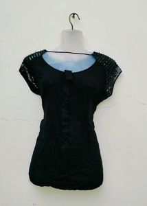 Black Fancy Top ✨