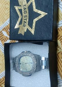 Sekou White 🤍 Diamond Men's Watch