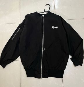 Skeleton Ribcage Bomber Jacket