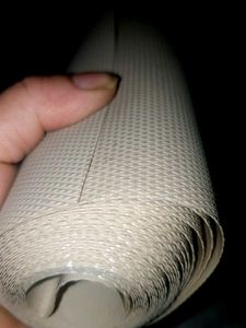 Beige Textured Fabric Roll