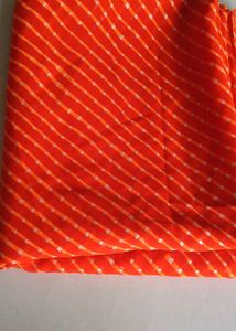 4 metres of printed georgette fabric