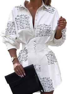 Stylish Urbanic White Shirt Dress