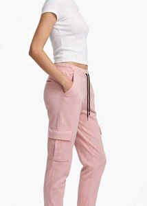 Pink Cargo Joggers