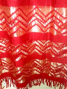 Red Party Wear Banarsi Dupatta