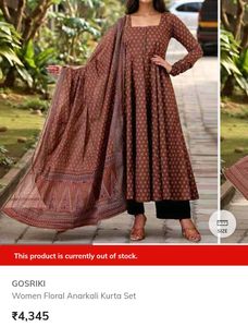 Gosriki printed Kurta Set with Dupatta