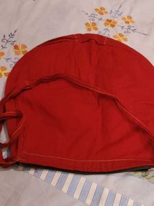 Hand Applique Bag Red Rabbit &amp; Carrot Sling