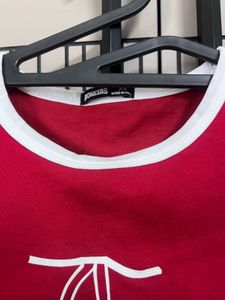 Red Cherry Crop Top