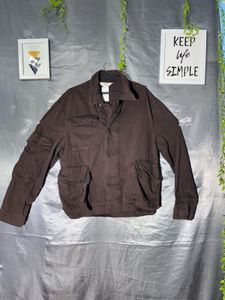 Zara Brown denim  Utility Jacket