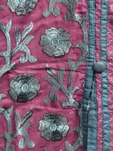 Beautiful Purple &amp; Teal Kurta Set