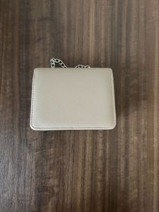 Stylish Taupe Chain Shoulder Bag
