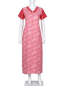 Beautiful Pink Floral Print Kurta