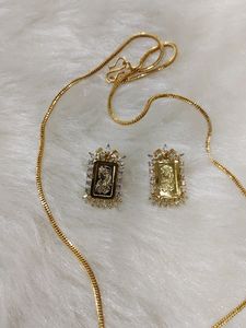 Chain, Pendant And Earing