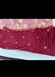 Elegent Maroon garara suit