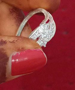 Original Silver Rhinestone Ring