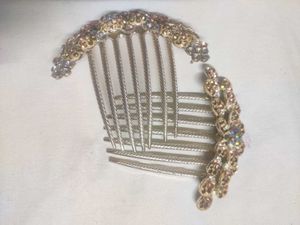 Sparkling Rhinestone Hair Combs (Set of 2)