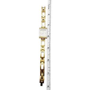 Elegant Gold Tone Square Watch