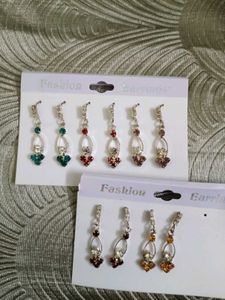 Fashionable Dangle Earrings Set