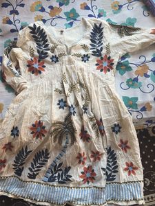 Boho Embroidered White Dress
