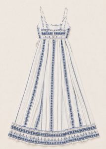 Boho Striped Maxi Dress 🧿