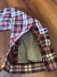 Double sleeve XL size shirt for men