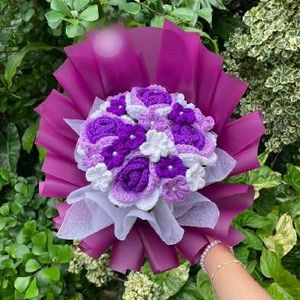 Handmade Crochet Flower Bouquet