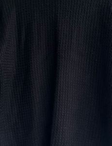 Black Mock Neck Knit Sweater